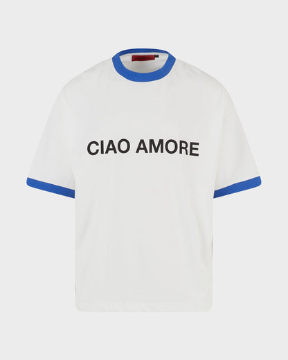 Contrast Tee Blue