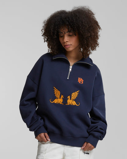 Griffin Half-Zip Navy