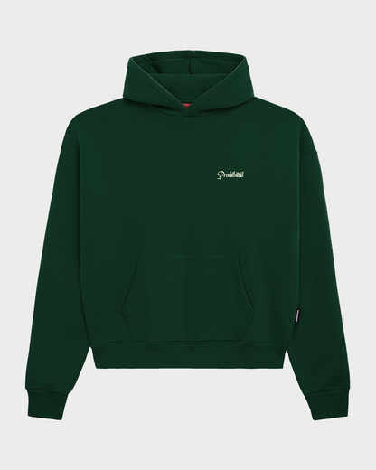 10119 Hoodie Embroidery British Racing Green