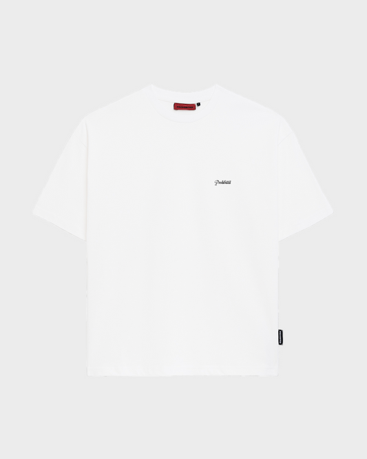 10119 Tee Embroidery White